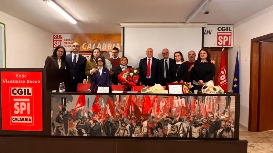 images Pensionati, la sede regionale Spi Cgil a Lamezia intitolata a Vladimiro Sacco