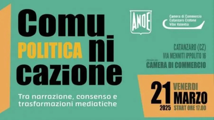 images "Comunicazione politica": il 21 marzo alla Camera di commercio di Catanzaro