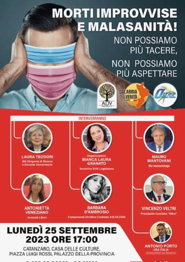“Morti improvvise e malasanità”: oggi l’incontro a Catanzaro images “Morti improvvise e malasanità”: oggi l’incontro a Catanzaro