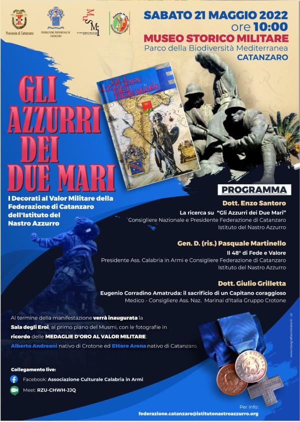Catanzaro, al Museo storico militare la presentazione dell’aggiornamento dell’Albo d’oro dei decorati al valor militare images Catanzaro, al Museo storico militare la presentazione dell’aggiornamento dell’Albo d’oro dei decorati al valor militare