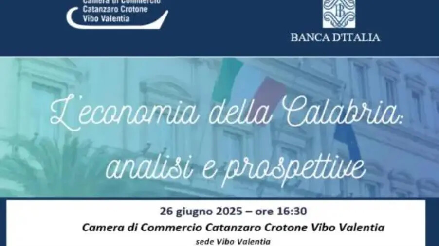 L'economia della Calabria: nella sede di Vibo della CCIAA la presentazione del rapporto Bankitalia images L'economia della Calabria: nella sede di Vibo della CCIAA la presentazione del rapporto Bankitalia