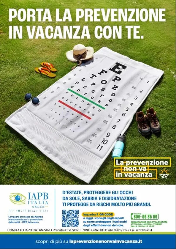 images Prevenzione a Catanzaro, consigli e screening gratuiti per difendere la salute degli occhi in estate 