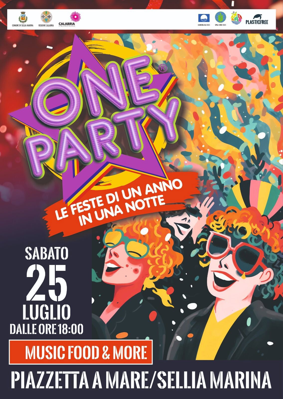Sellia Marina, il 25 luglio torna One Party: Natale, Carnevale e Capodanno in un unico evento images Sellia Marina, il 25 luglio torna One Party: Natale, Carnevale e Capodanno in un unico evento