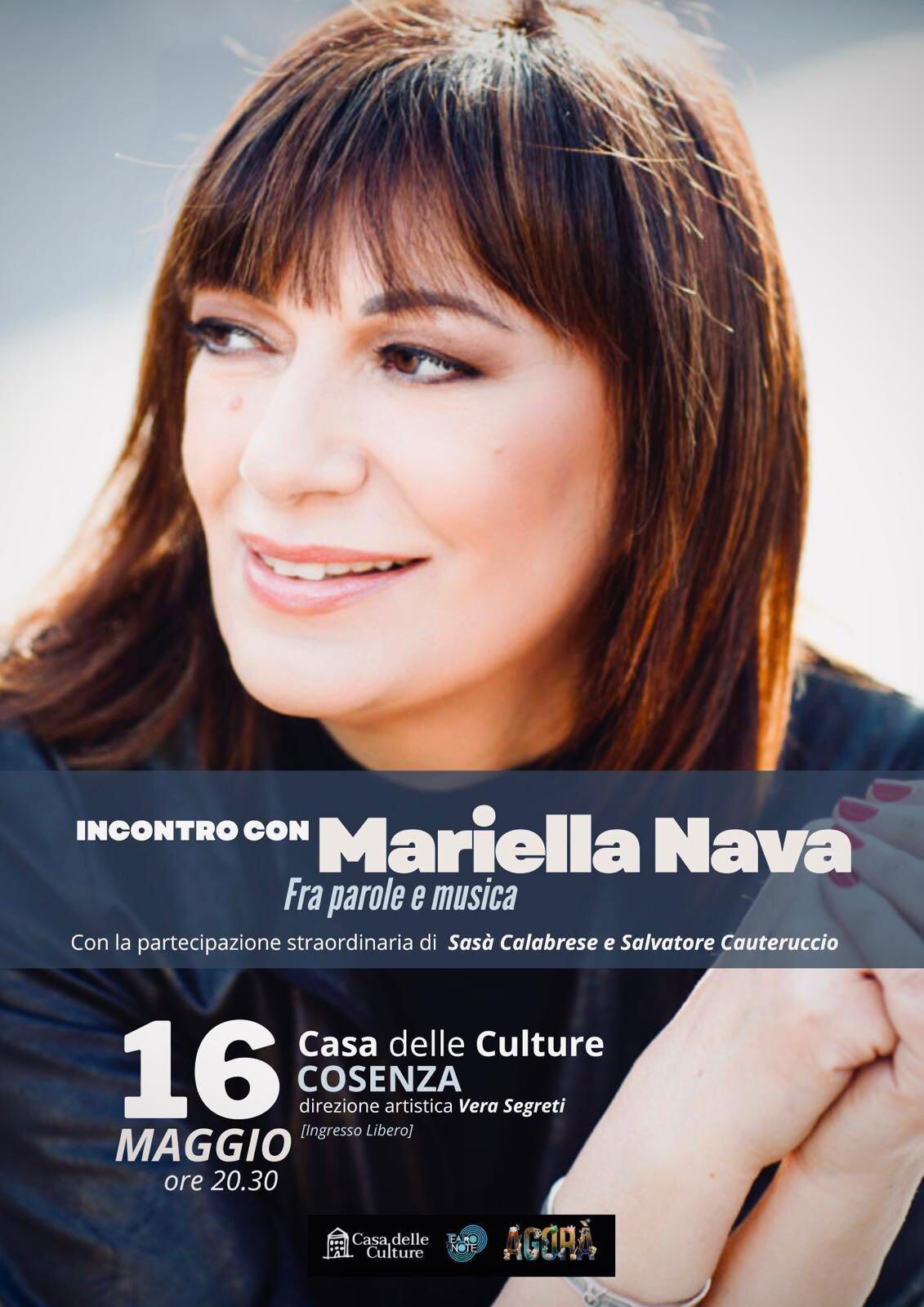 images Mariella Nava alla Casa delle Culture di Cosenza per un viaggio tra musica, parole ed emozioni
