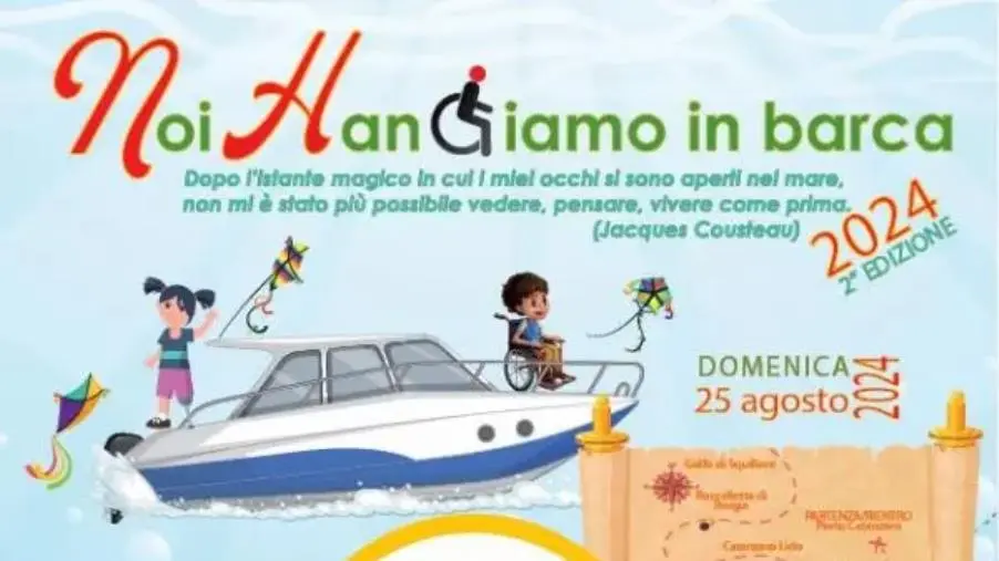 Tutto pronto per la II edizione di "Noi handiamo in barca 2024", la gita in barca per i disabili: il 25 agosto dal Porto di Lido images Tutto pronto per la II edizione di "Noi handiamo in barca 2024", la gita in barca per i disabili: il 25 agosto dal Porto di Lido