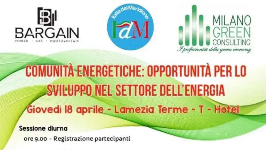 Comunità Energetiche, incontro dibattito a Lamezia Terme images Comunità Energetiche, incontro dibattito a Lamezia Terme