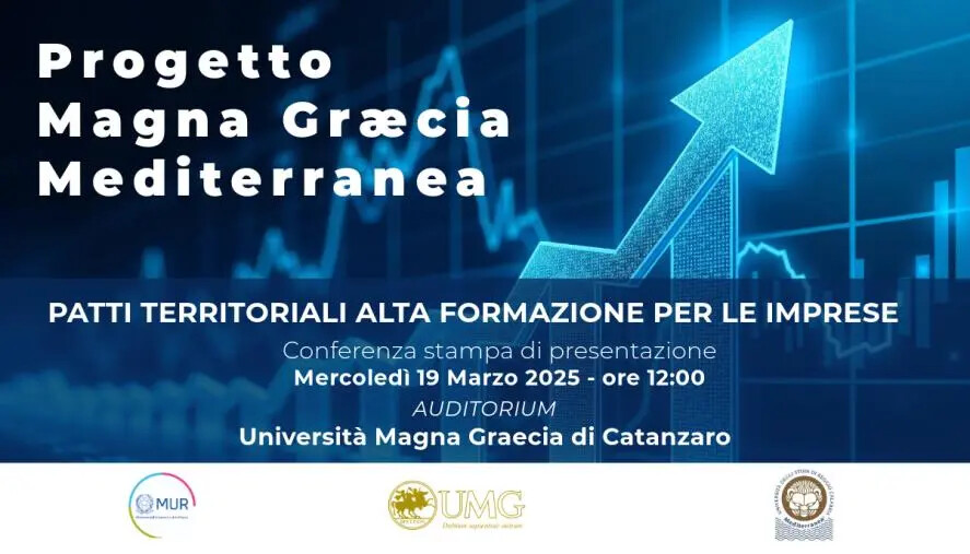 “Magna Græcia Mediterranea”, lo sviluppo del territorio passa dalla formazione di qualità: il progetto all'UMG images “Magna Græcia Mediterranea”, lo sviluppo del territorio passa dalla formazione di qualità: il progetto all'UMG