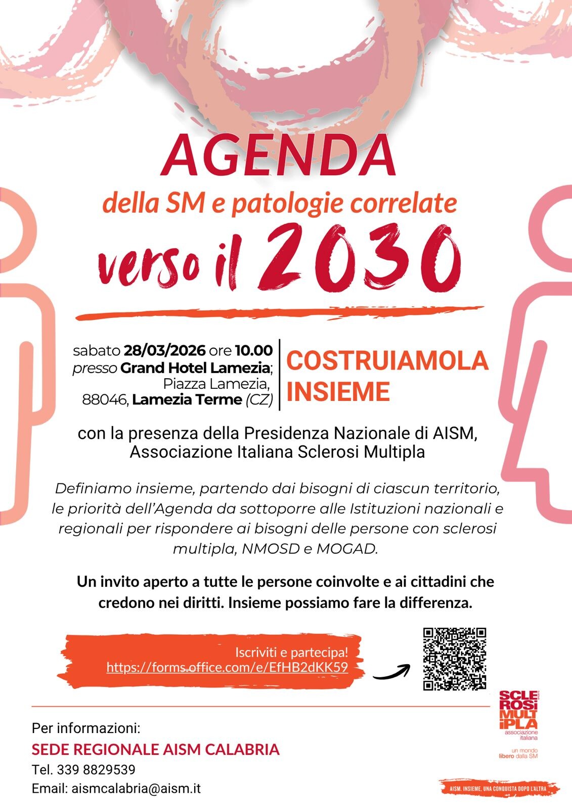 images Sclerosi multipla, il 28 marzo a Lamezia tappa del roadshow di AISM 