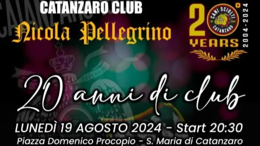 images Il quartiere di Santa Maria si tinge di giallorosso per il ventennale del "Catanzaro Club - Nicola Pellegrino" 