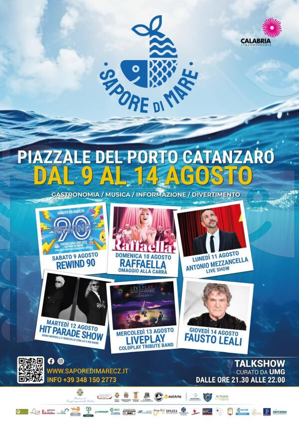 Sapore di Mare accende l’estate di Catanzaro: domani il primo appuntamento con “Rewind 90” images Sapore di Mare accende l’estate di Catanzaro: domani il primo appuntamento con “Rewind 90”