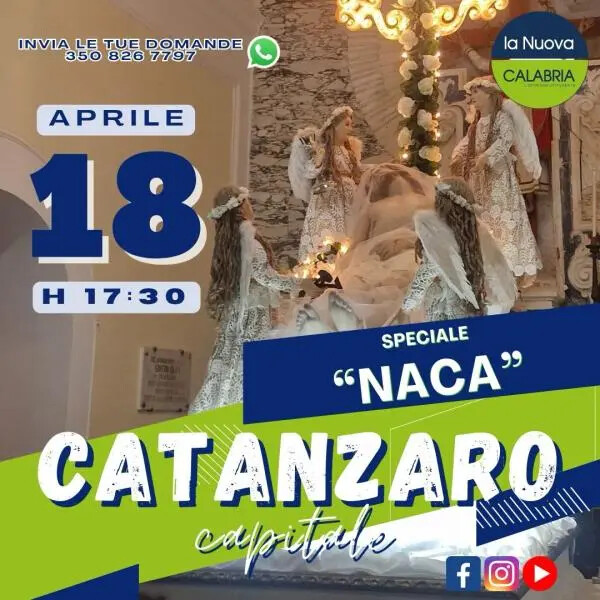 Catanzaro Capitale: speciale Naca 2025 (DIRETTA) images Catanzaro Capitale: speciale Naca 2025 (DIRETTA)