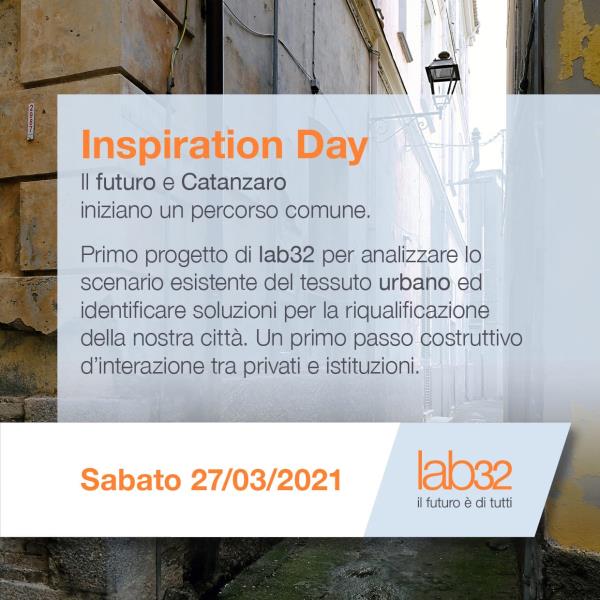 images Nasce "Inspiration Day" dell'associazione lab32: il futuro e Catanzaro iniziano un percorso comune
