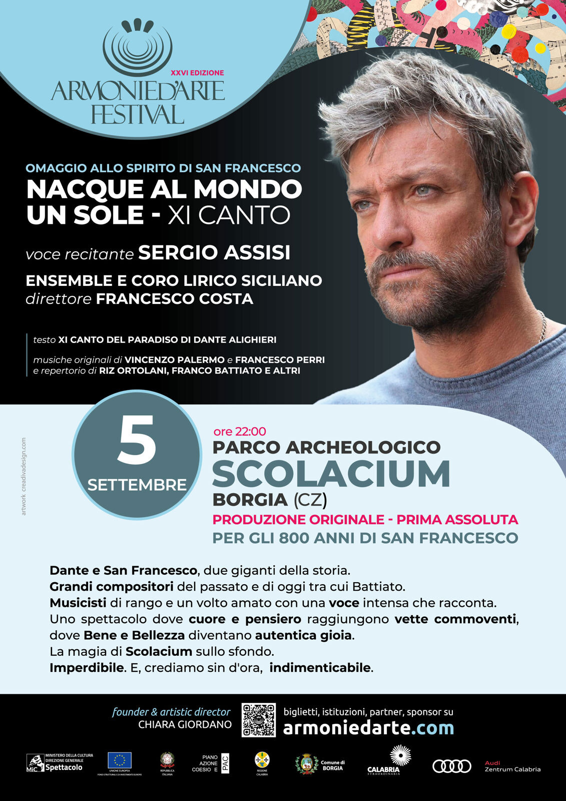Armonie d’Arte Festival, “Nacque al mondo un sole- XI Canto” da Dante ai contemporanei, il millenario omaggio a San Francesco d’Assisi images Armonie d’Arte Festival, “Nacque al mondo un sole- XI Canto” da Dante ai contemporanei, il millenario omaggio a San Francesco d’Assisi