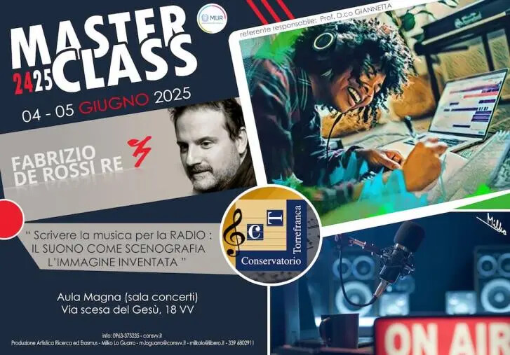 images Vibo Valentia, Masterclass di Composizione con Fabrizio De Rossi Re