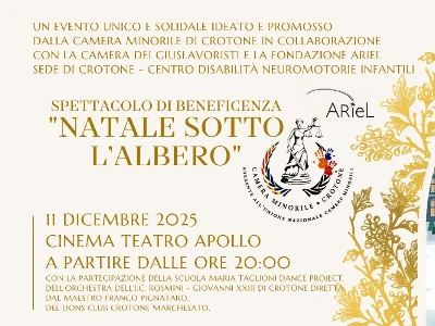 “Natale sotto l’albero”: evento straordinario di solidarietà e innovazione per bimbi in difficoltà a Crotone
