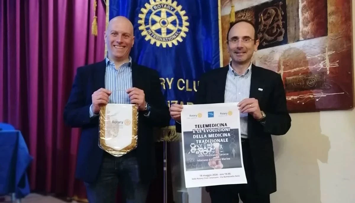 Telemedicina e futuro della sanità: il dott Eugenio Marino protagonista al Rotary Club Catanzaro