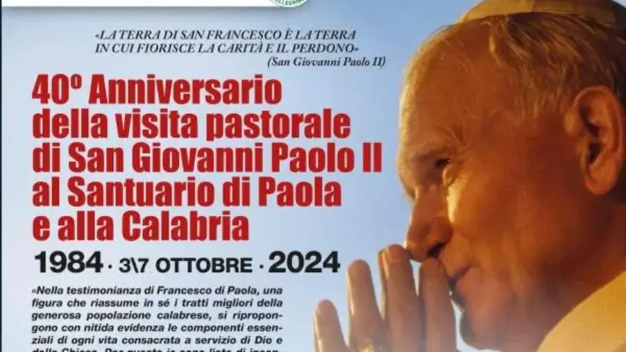 images Le reliquie di S. Giovanni Paolo II del Santuario di Cardolo a Paola per i 40 anni della visita del Papa