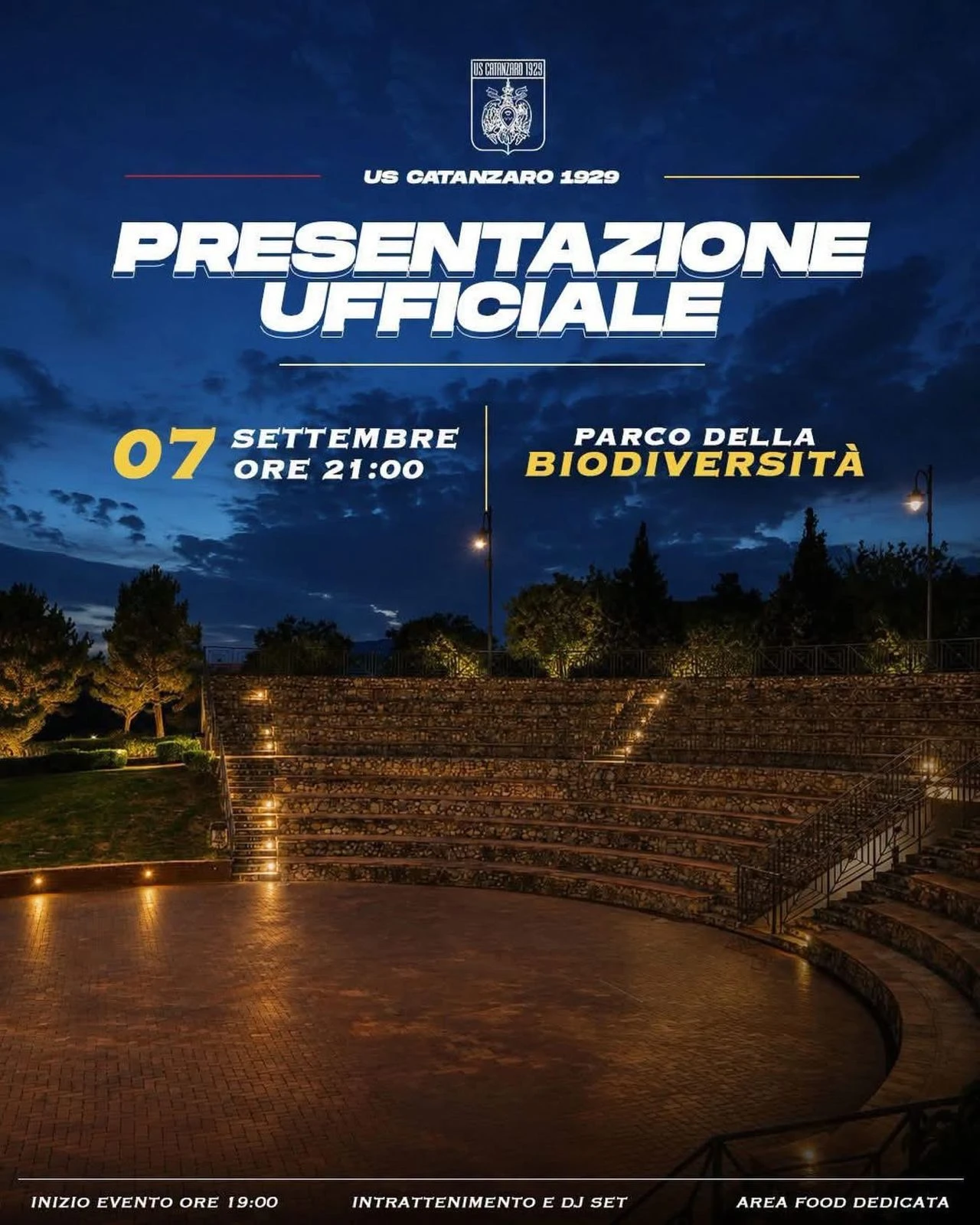 US Catanzaro, il 7 settembre la presentazione ufficiale della rosa al Parco della Biodiversità