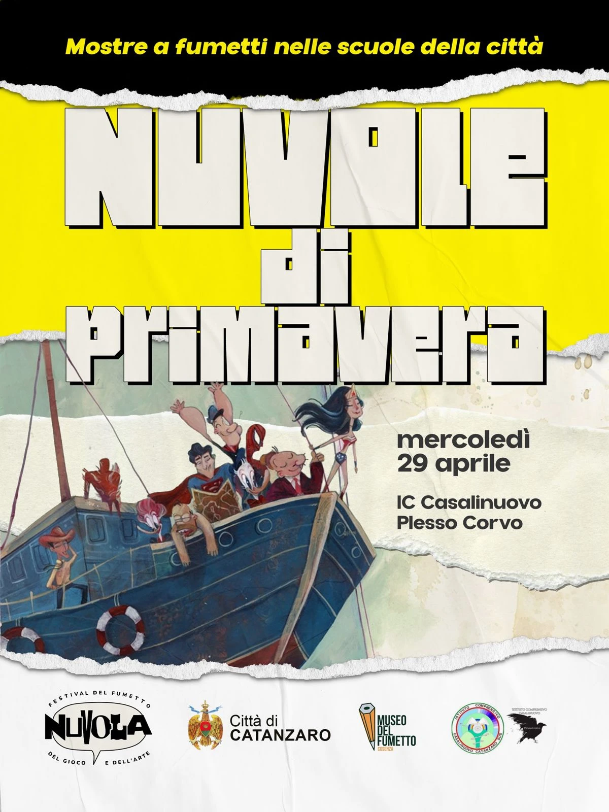 Nuvola Comics 2026 si apre con un’anteprima nelle scuole: mostra itinerante nei quartieri di Catanzaro