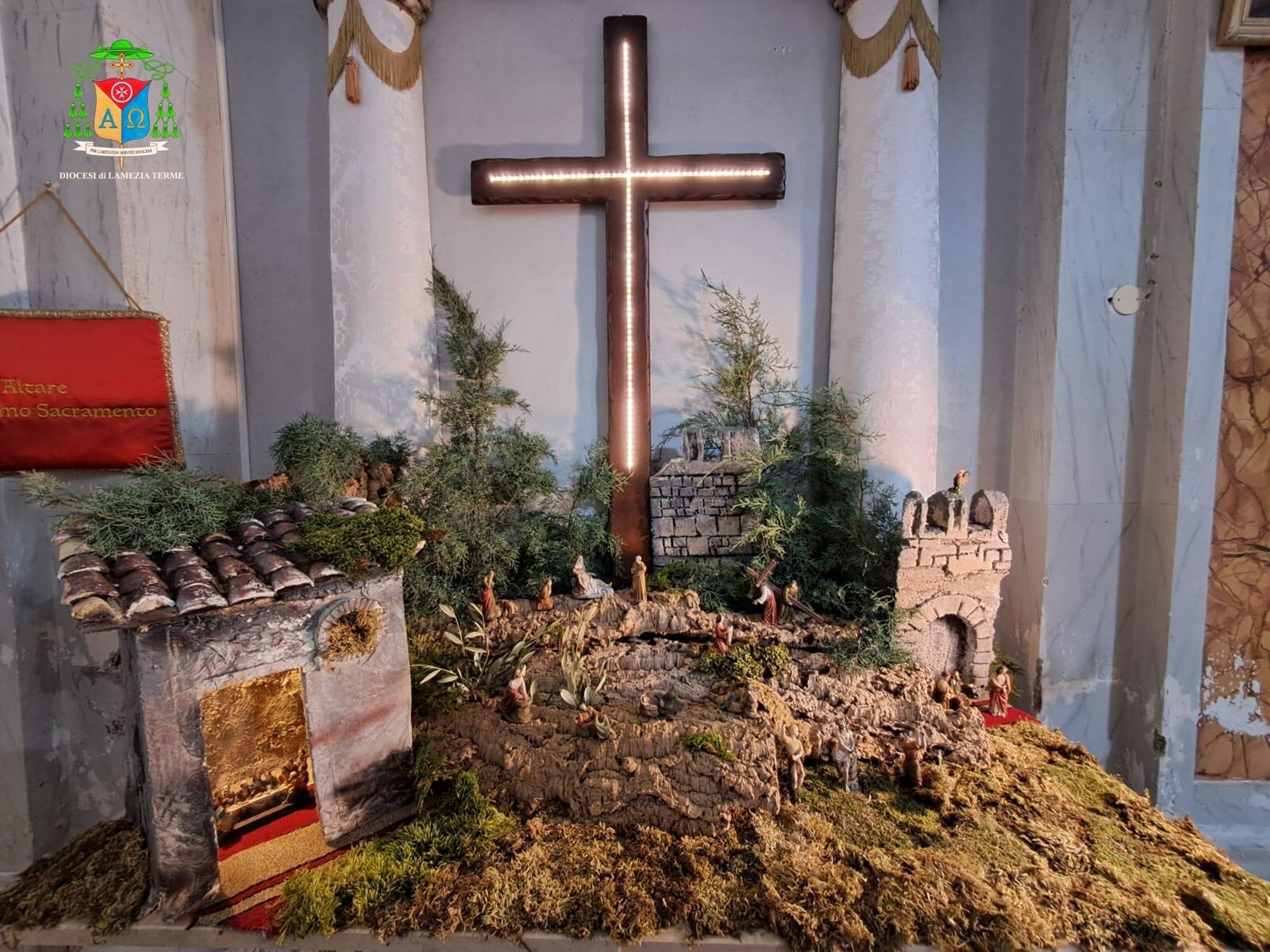 images Decollatura, anche quest’anno nella chiesa del Carmine di Adami è stato allestito il “presepe pasquale” 