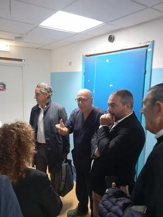 Ospedale Spoke di Castrovillari, sopralluogo di Rosa (NM) con il Dg dell'Asp di Cosenza