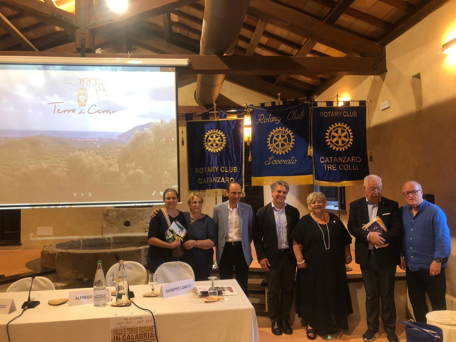 I Rotary di Catanzaro, Soverato, Tre Colli e Cropani avviano insieme a Squillace la IV campagna archeologica del "Vivarium Project"