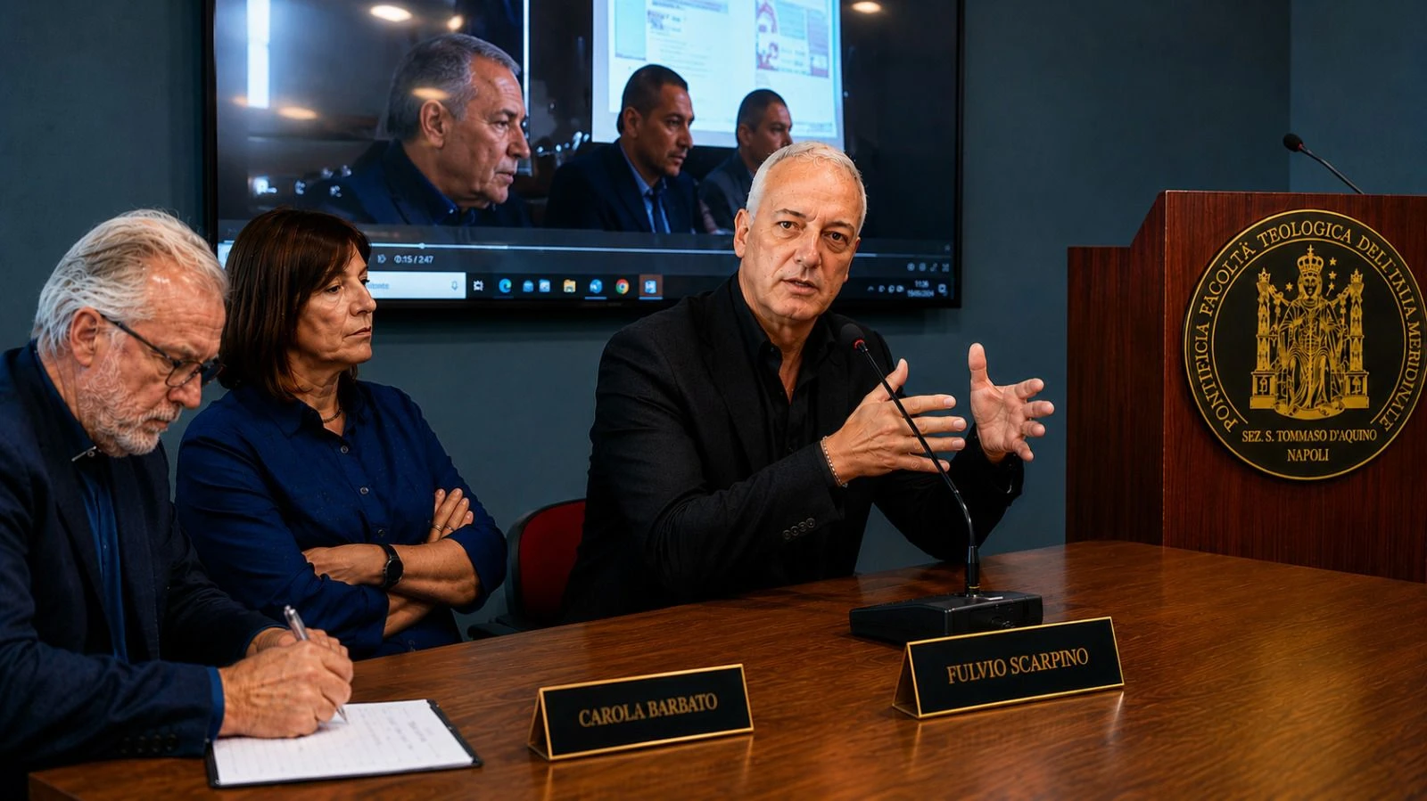 Scarpino (Corecom) alla Pontificia Facoltà Teologica dell’Italia Meridionale di Napoli