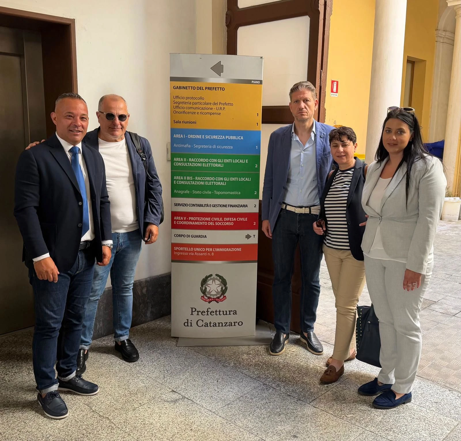 Catanzaro, i consiglieri di Forza Italia in Prefettura per mancate convocazioni di Consigli comunali e situazione strade cittadine 