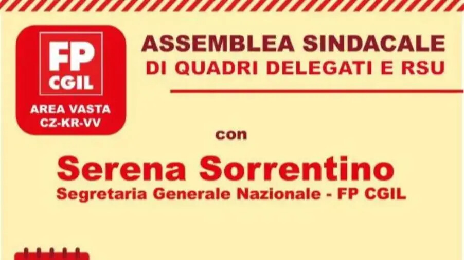 images La Segretaria Nazionale di Fp Cgil a Catanzaro: l'incontro venerdì alla Provincia 