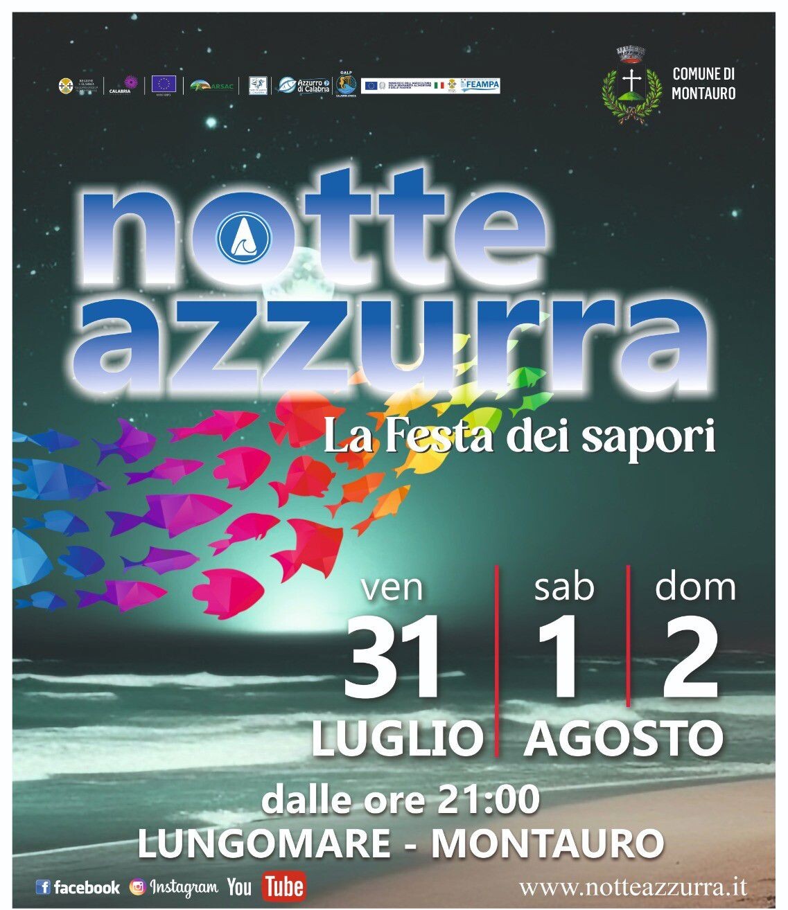 images Torna “La Notte Azzurra” a Montauro: tre serate tra pesce dello Ionio, street food e grande spettacolo