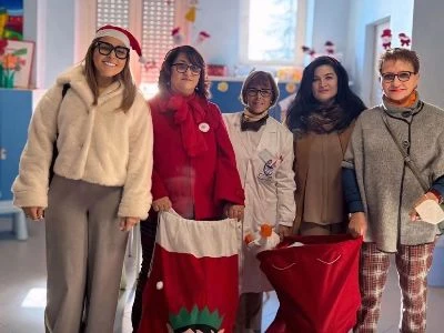 Il Natale di 'Azzurro Donna Calabria' e 'Per Te' per l'Oncologia Ematologica Pediatrica del 'Ciaccio-De Lellis'