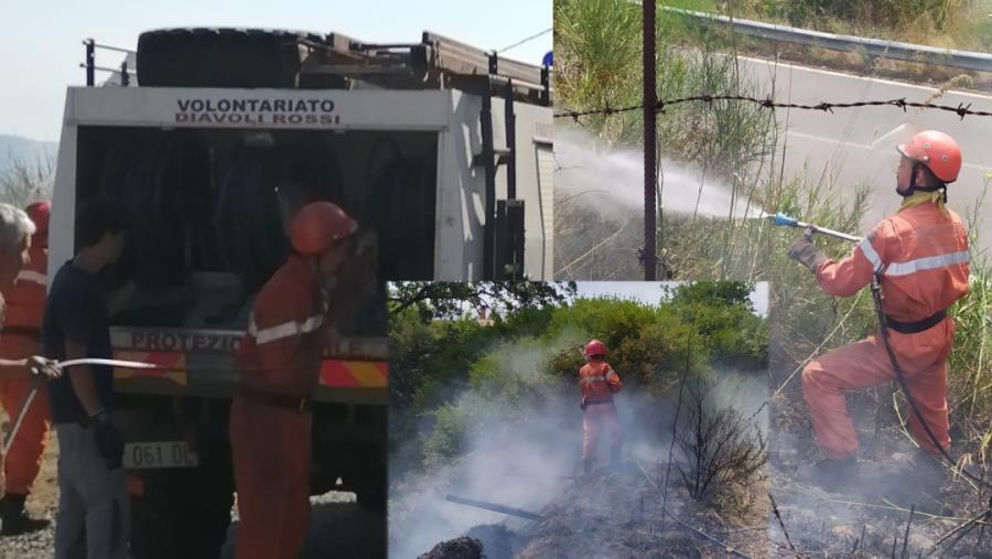 images Tiriolo, vasto incendio lambisce la zona residenziale: attimi di panico tra gli abitanti 