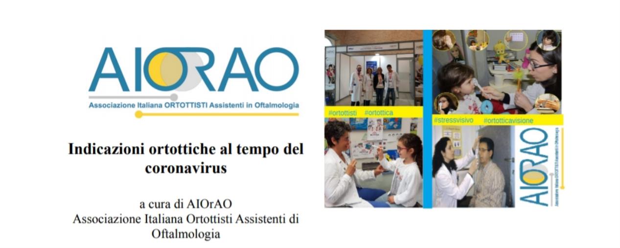 Coronavirus. La cura degli occhi con le indicazioni dell'associazione Italiana Ortottisti assistenti di Oftalmologia (BROCHURE SCARICABILE IN PDF) images Coronavirus. La cura degli occhi con le indicazioni dell'associazione Italiana Ortottisti assistenti di Oftalmologia (BROCHURE SCARICABILE IN PDF)