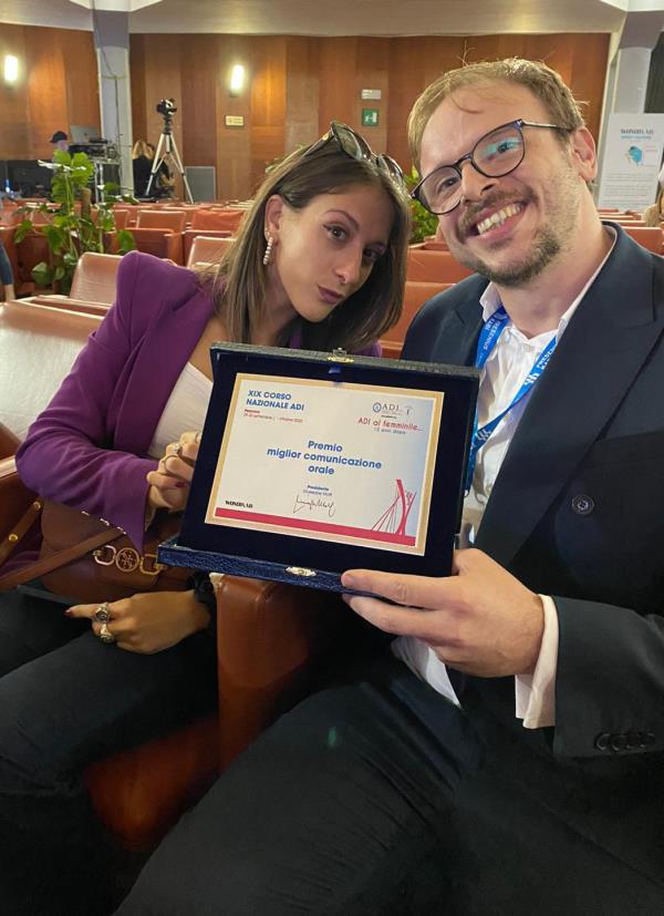 Sanità, ancora prestigiosi successi scientifici per l'Adi Calabria che conquista tre premi al corso nazionale di Pescara images Sanità, ancora prestigiosi successi scientifici per l'Adi Calabria che conquista tre premi al corso nazionale di Pescara