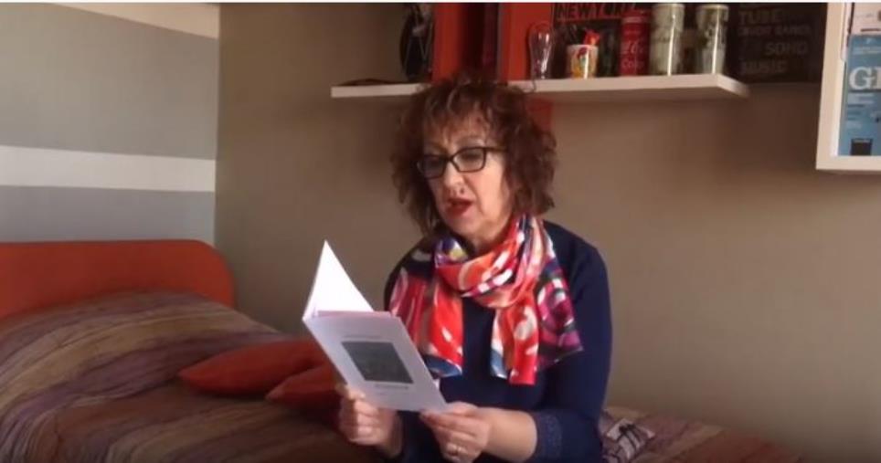 images #iorestoacasa. La poetessa Annalina legge due sue poesie