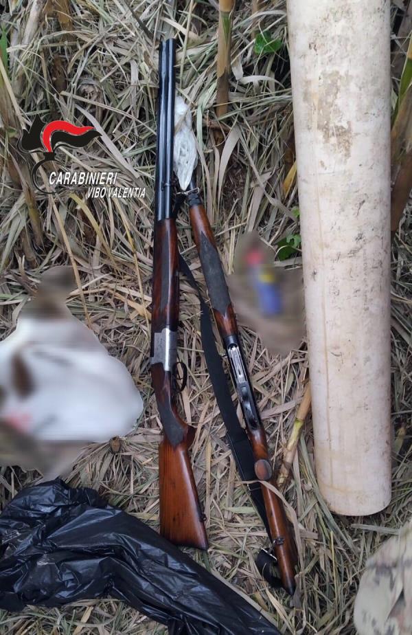 Fucili e centinaia di cartucce ritrovati nel Vibonese images Fucili e centinaia di cartucce ritrovati nel Vibonese