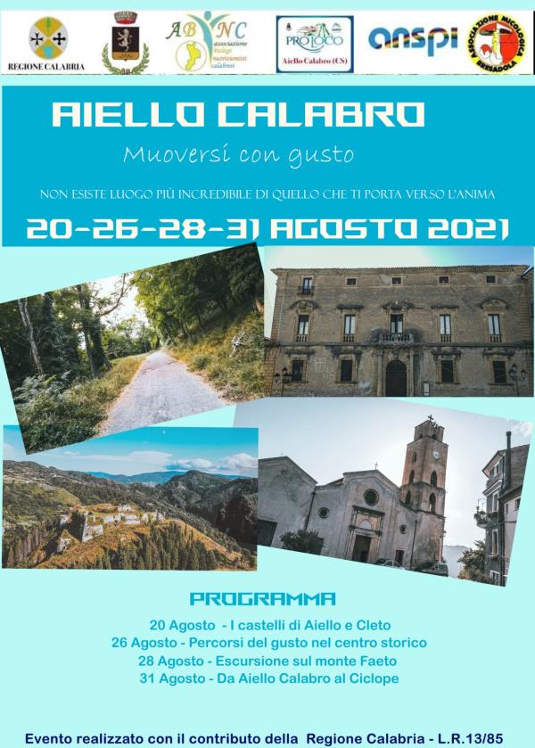 images “Muoversi con gusto” parte da Aiello Calabro