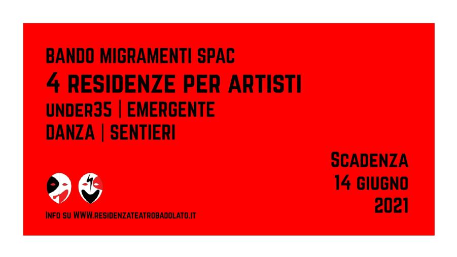 images Badolato. “MigraMenti. SPAc”: c’è tempo fino al 14 giugno per partecipare al bando per residenze artistiche al Teatro Comunale