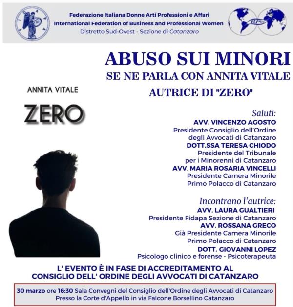 images Abuso sui minori, oggi l’incontro con Annita Vitale. Ecco il nuovo appuntamento con la FIDAPA di Catanzaro
