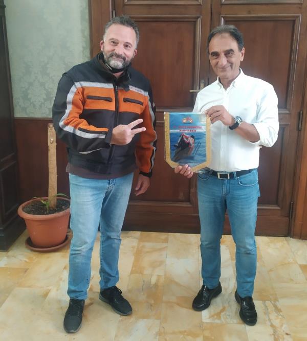 images Il sindaco Abramo ha ricevuto il portavoce dell’Asd Catanzaro family biker’s Fabio Carlone