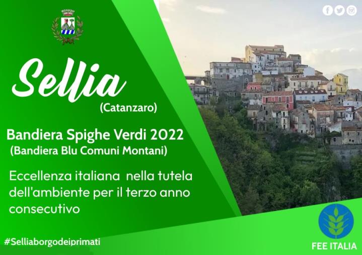 images Sellia per il terzo anno consecutivo ottiene la bandiera delle Spighe Verdi 