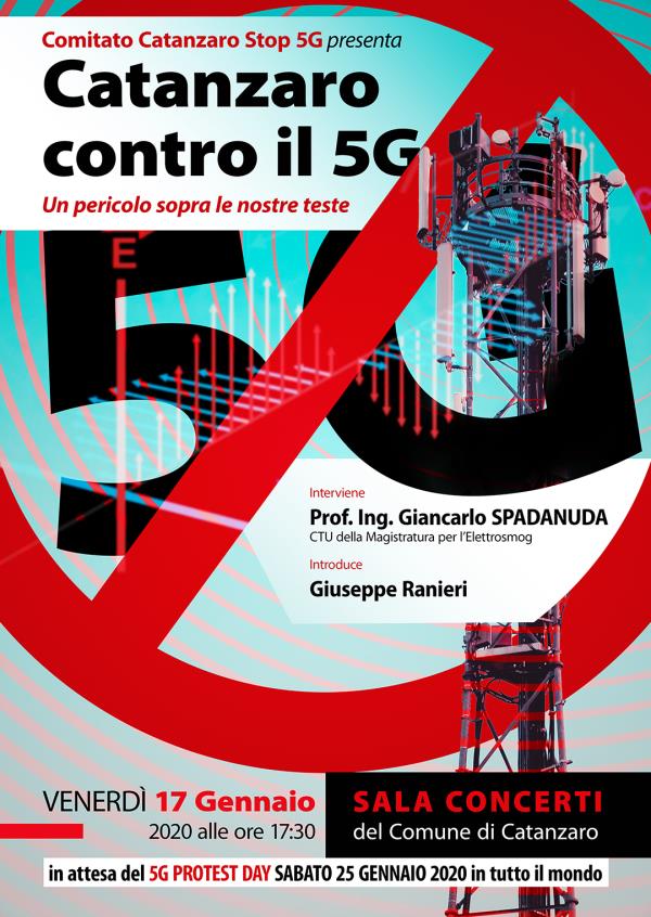 Venerdì si riunisce il Comitato Catanzaro Stop 5G. Invitato il sindaco Abramo images Venerdì si riunisce il Comitato Catanzaro Stop 5G. Invitato il sindaco Abramo