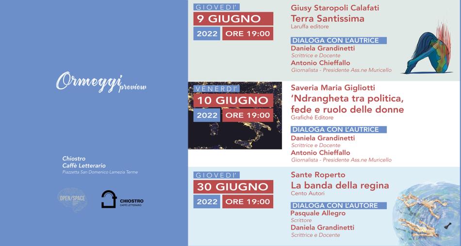 images Ultimo appuntamento di "Ormeggi preview" a Lamezia con Sante Roperto: l'autore presenta "La banda della regina"