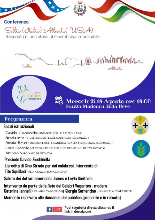 Torna il Sellia Youg Festival con la Sagra dell'Olio. Domani l'incontro e il convegno con i medici americani James e Leyla Smith images Torna il Sellia Youg Festival con la Sagra dell'Olio. Domani l'incontro e il convegno con i medici americani James e Leyla Smith