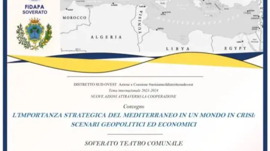 Mediterraneo e conflitti, venerdì 17 novembre il convegno della Fidapa a Soverato images Mediterraneo e conflitti, venerdì 17 novembre il convegno della Fidapa a Soverato