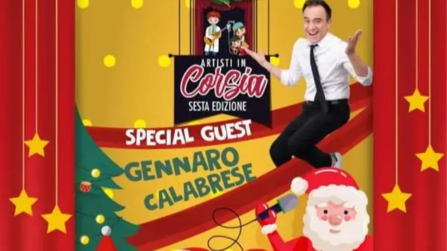 A Catanzaro la VI edizione di "Artisti in Corsia": il 15 dicembre in scena pazienti e sanitari con Gennaro Calabrese images A Catanzaro la VI edizione di "Artisti in Corsia": il 15 dicembre in scena pazienti e sanitari con Gennaro Calabrese