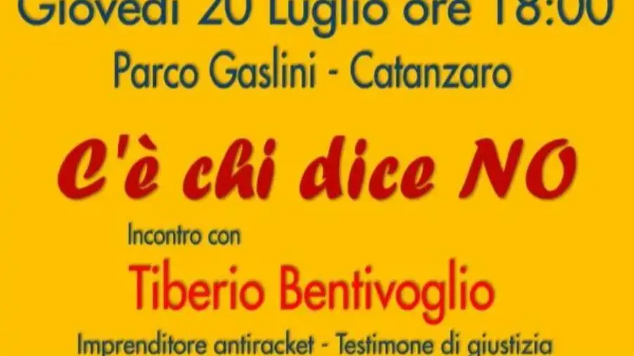 "C’era una volta la ‘ndrangheta", incontro al Gaslini di Catanzaro con l'imprenditore Bentivoglio images "C’era una volta la ‘ndrangheta", incontro al Gaslini di Catanzaro con l'imprenditore Bentivoglio