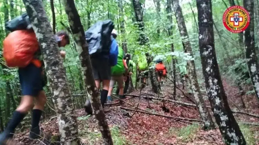 images Gruppo di scout disperso nel Parco del Pollino: recuperati dal Soccorso Alpino