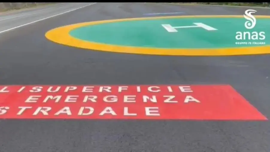 images Anas, terminati i lavori di realizzazione della piazzola dell'Elisoccorso sulla Ss 107 'Silana Crotonese'