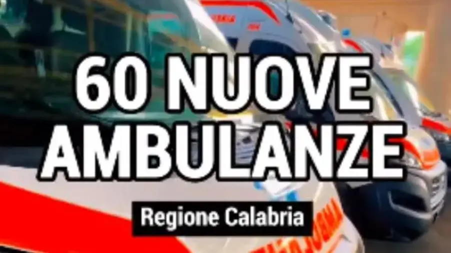 Sanità, Roberto Occhiuto: "60 nuove ambulanze in Calabria" images Sanità, Roberto Occhiuto: "60 nuove ambulanze in Calabria"